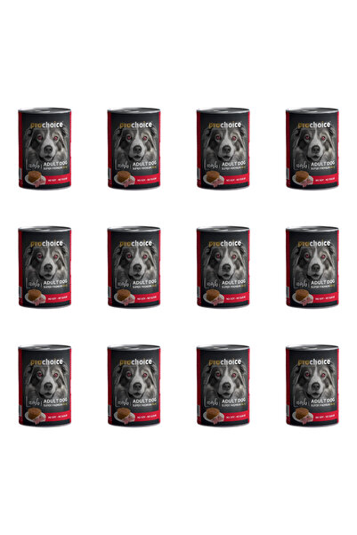 Kuzu Etli Ezme Konserve Köpek Maması 400 Gr (12 Adet)