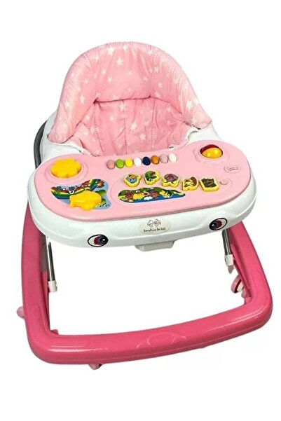 Everything for kids مشاية أطفال قابلة للتعديل مع ألعاب وموسيقى 8 عجلات