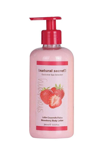 Natural Secret Çilek Vücut Bakım Losyonu / STRAWBERRY BODY LOTION 300ml
