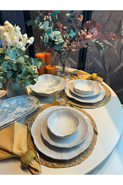 Kütahya Porselen KÜTAHYA PORSELEN Mezolit 4 kişilik 12 parça Yemek Seti