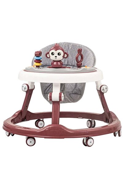 BabyCara Baby Walker Multifunctional Anti Rollover Anti O Folding 6 18 Months with Music
