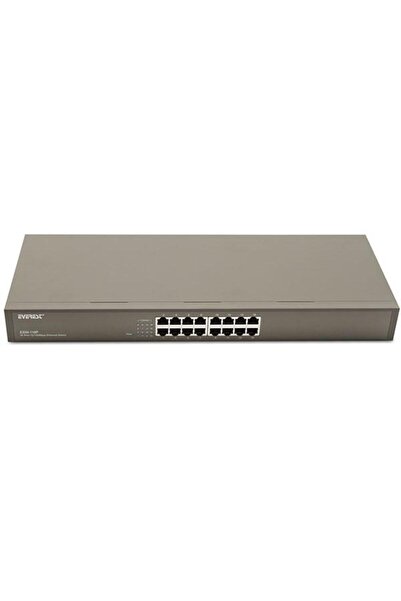 Everest ESW-116P 16Port 10/100 Metal Kasa Switch