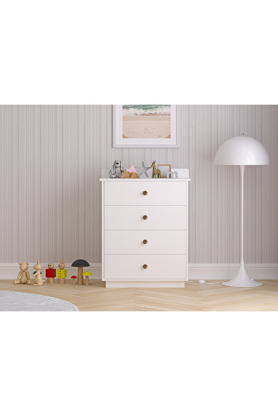 Rabi Elif Modern 4 Çekmeceli Şifonyer