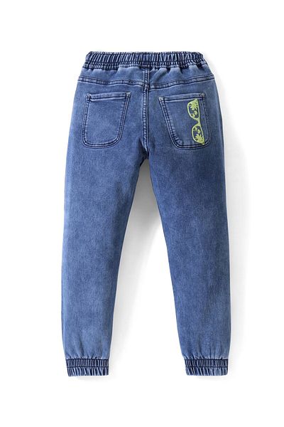 Pine kids Denim Full Length Washed Joggers - Blue