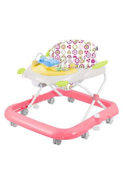 BabyCara مشاية أطفال بمسند ظهر وعجلات دوارة قابلة للتعديل بتصميم عصري وفريد م...