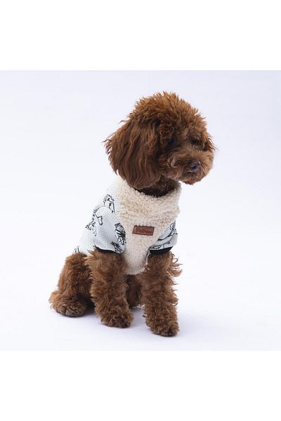 Pettrend Farm Farm Animal Pattern Soft Cat-Dog Sweatshirt Cat Dog Outfit Dog Clothing