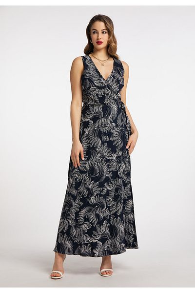 Faina Maxikleid mit Allover-Print