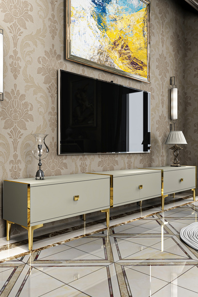 Givayo Mobilya Sofıa Tv Ünitesi Kumtaşı