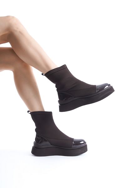 Liza Shoes Дамски еластични ботуши A014-K703