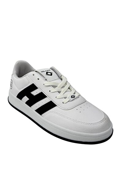 SOLAZER Чоловічі біло-чорні кросівки для щоденного спорту 037-e