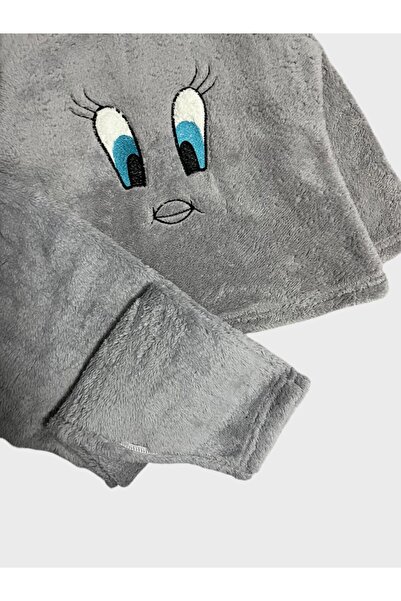 ALİŞ KİDS Set de pijamale de iarnă cu mânecă lungă cu model Tweety Eye pentru băiat