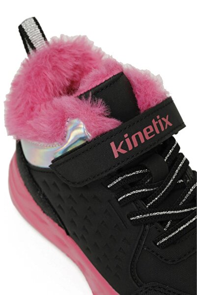 Kinetix TRATTO HI Ortopedik Hafif Kız Çocuk Okul Öncesi Siyah/Fuşya Bot