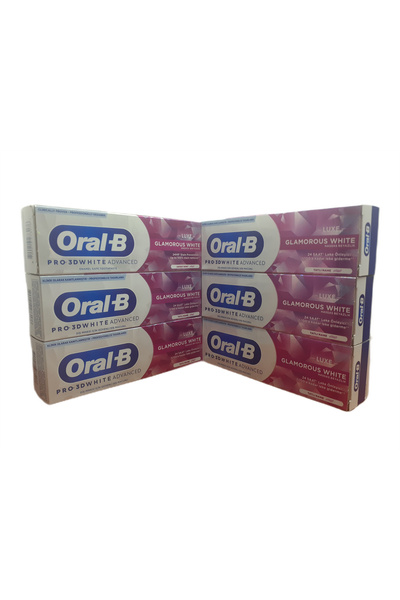 Oral-B معجون أسنان برو 3D باللون الأبيض اللامع 75 مل