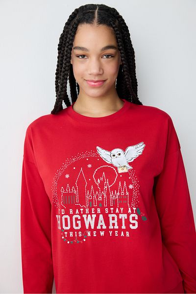 Penti Harry Potter Magic Red Pants Pajama Set