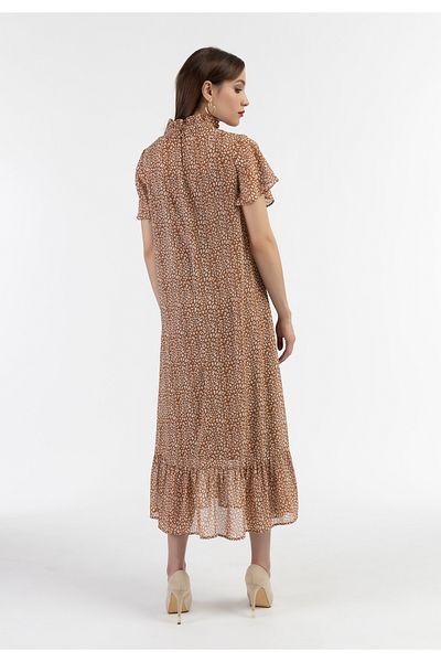Faina Midikleid aus Chiffon