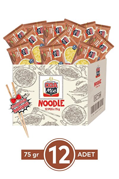 OBAmie Dana Etli Noodle 12'li Paket