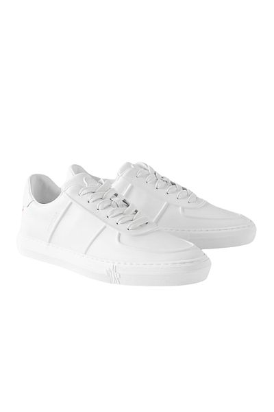 Moncler New York Logo Appliqued Leather Casual Shoes 1647597305693017