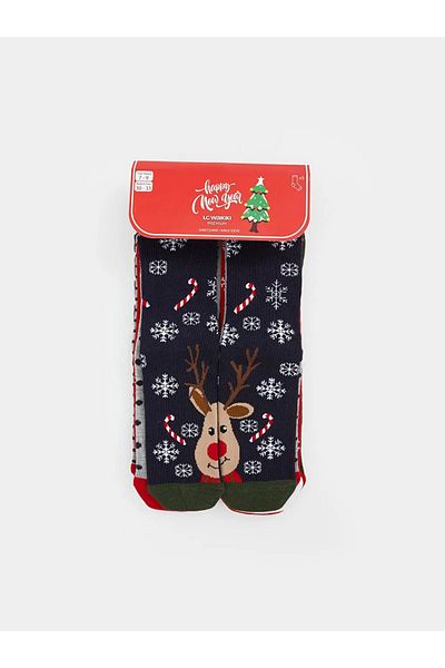 LC Waikiki Lcw Kids Mixed Christmas Themed Boy's Socks 5-Piece