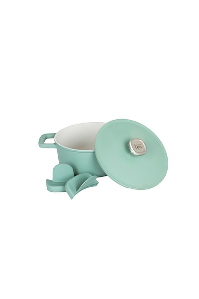 Berghoff Leo Phantom Non-Stick Pot with Lid Forest Green 24 cm
