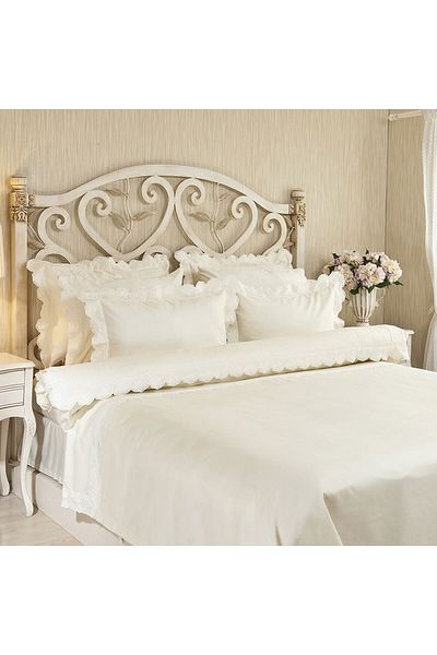 Gül Güler Double Lace Pique Set - Rose Guipure Bone