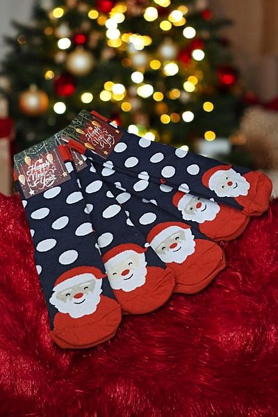 Touz Moda Новогодишни шарени унисекс чорапи