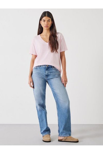 Superlife Superlife Women's V-Neck Tshirt Spr24Tsk45