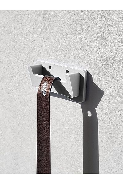 Akibo Double Shoe Horn Wall Hanger - Stylish and Practical Shoe Horn Holder |   Squeegee Storage Solution