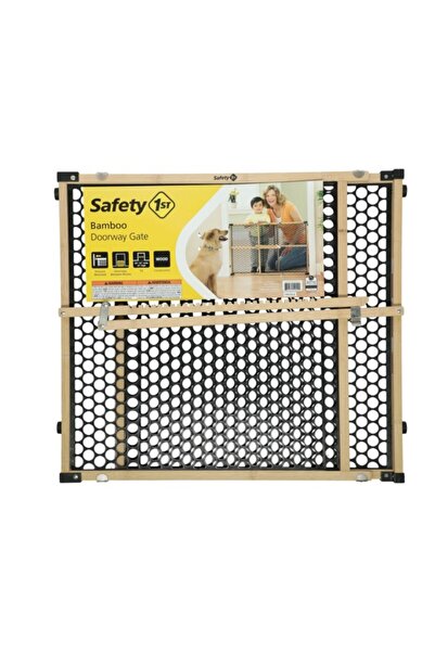 Safety 1st بوابة مدخل من الخيزران مقاس 27-42 × 24 بوصة