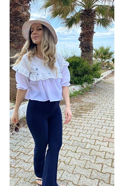 Ayşe AKTAŞ LİKRALI İSPANYOL PAÇA KUMAŞ PAMTOLON