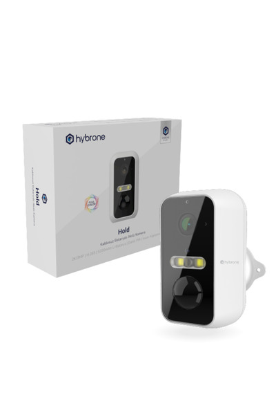 Hybrone Hold 3MP Bataryalı Akıllı WiFi Güvenlik Kamerası, Mıknatıslı, Gece Gö...