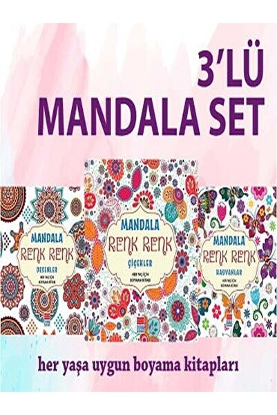 Evrensel Yayınları ماندالا مجموعة من 3