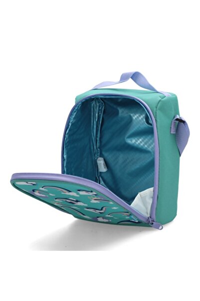 Smash Printed Zipper Closure Lunch Bag with Adjustable Straps