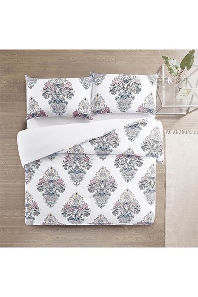 In House Rudy | Microfiber Comforter Set 4 Pieces, King, 260x240 cm, Multicolor