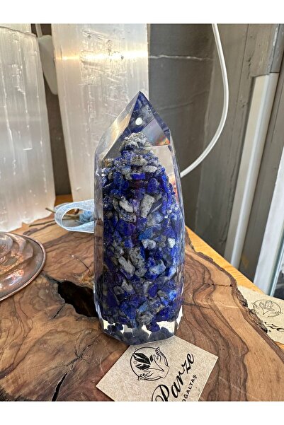 parze doğaltaş Lapis Lazuli Doğal Taş Orgonit Çivi
