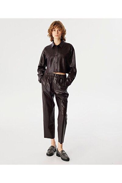 Twist DERİ GÖRÜNÜMLÜ PANTOLON