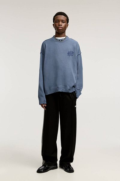Pull & Bear Distressed Stwd Sweater