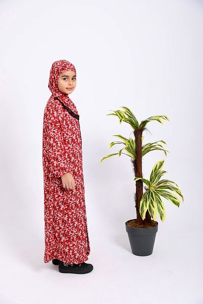 Kutay Collection Φόρεμα προσευχής με σχέδια για κορίτσια