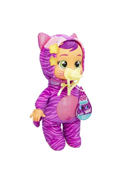 GIOCHI PREZIOSI Cry Babies Ağlayan Yumuş Kostüm Bebekleri CYB66000 KATİE MOR KEDİ