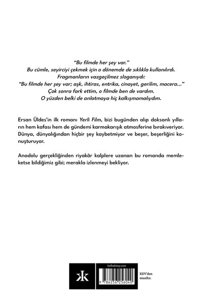 Kafka Kitap فيلم محلي الصنع - Ersan Üldes