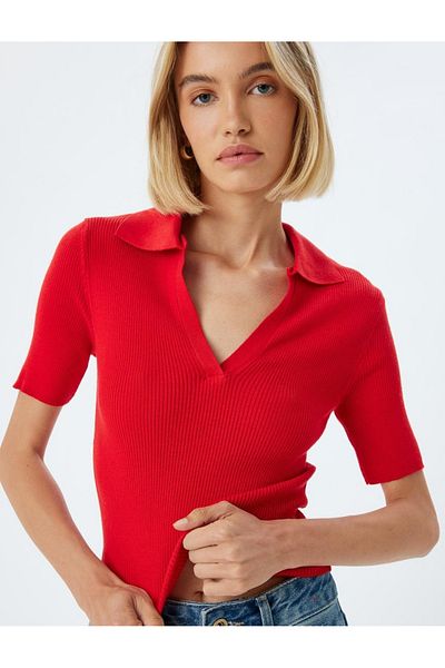 Koton Red Women's Suede - 5Wak90288Ht Model