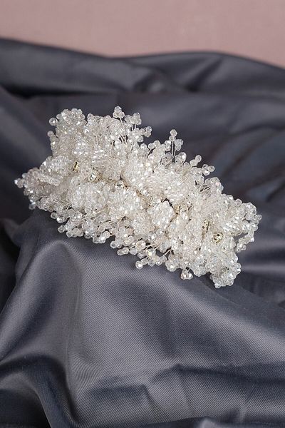 Hayalperest boncuk Bella Flower Motif Beaded Bridal Henna Crown