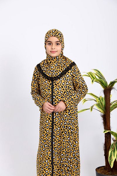 Kutay Collection Φόρεμα προσευχής με σχέδια για κορίτσια