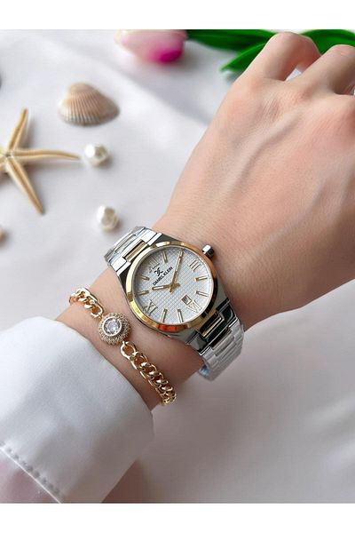 Daniel Klein Women's Watch and Bracelet with 30 Mt Water Resistant Steel Band - Bfg.10734X5
