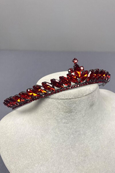 Limelia Coroana de mireasa subtire model Ece culoare rosie