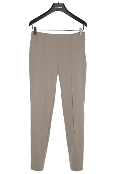 Escada Yandan Fermuarlı Dikişli Dar Kesim Likralı Pantolon