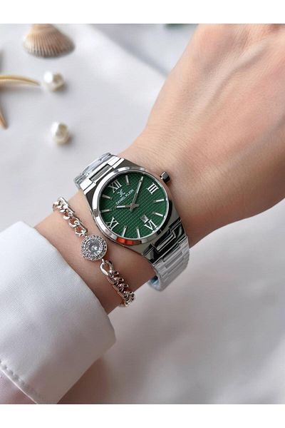 Daniel Klein Women's Watch and Bracelet Set with 30 Mt Water Resistant Steel Band - Bfg.10734.X2