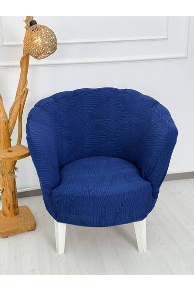 defnehome collection Krokan Kumaş Tekli Midye/Papatya Koltuk Kalıbı Koltuk Ör...