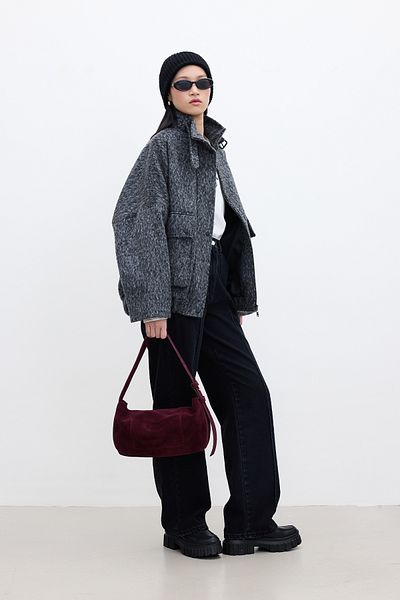 Manuka Παλτό Chelsea Bomber Anthracite