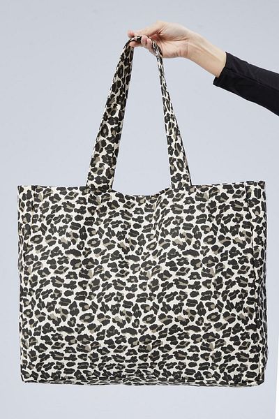 Çınar Bez Çanta Geantă de dimensiuni mari cu model leopard