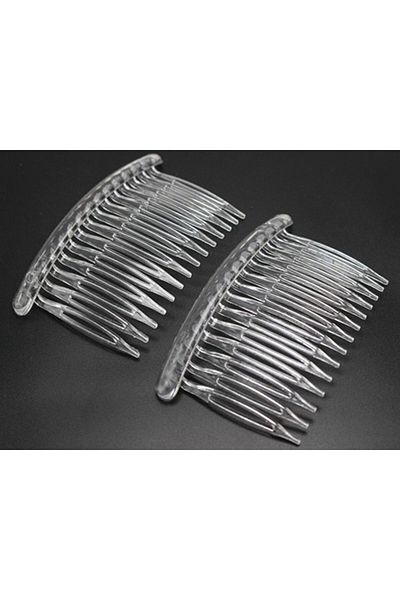 Hayalperest boncuk Transparent Comb - Veil Comb (10 Pieces)